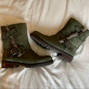 UGG Niels green combat boots